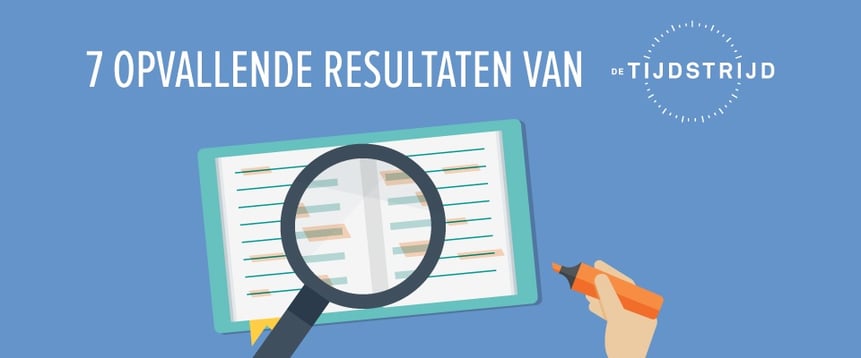 7 opvallende resultaten van #DeTijdstrijd